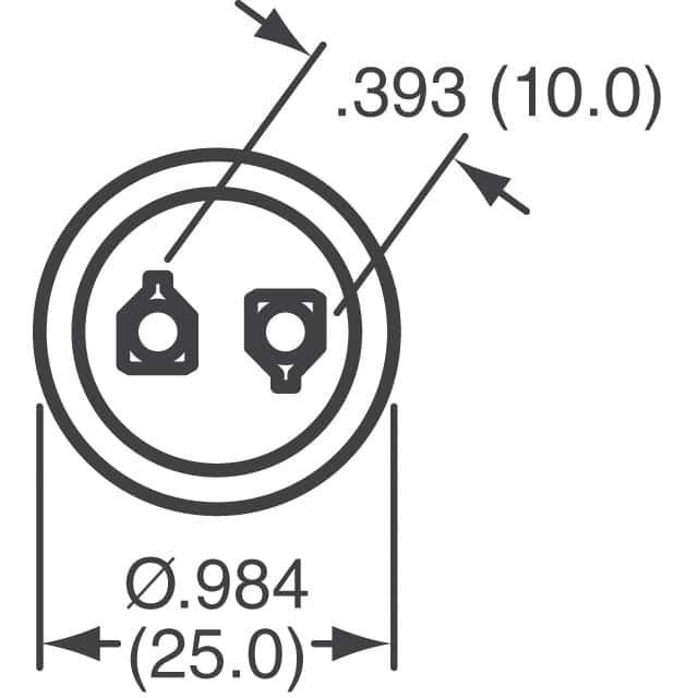 381LX221M450J052 Cornell Dubilier Electronics (CDE)  Aluminum Electrolytic Capacitors